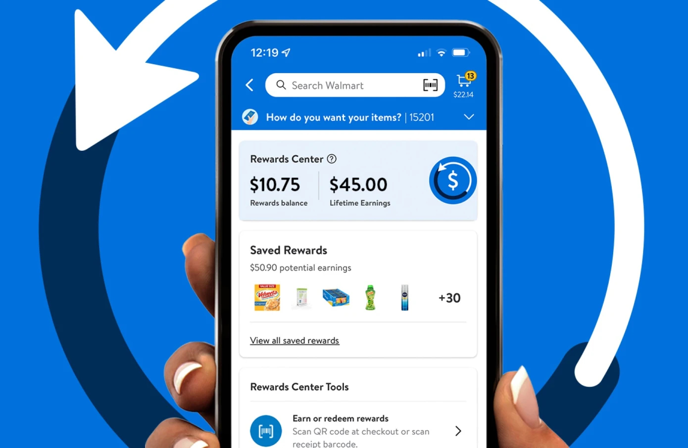 Walmart Cash Back Through the Ibotta Performance Network
